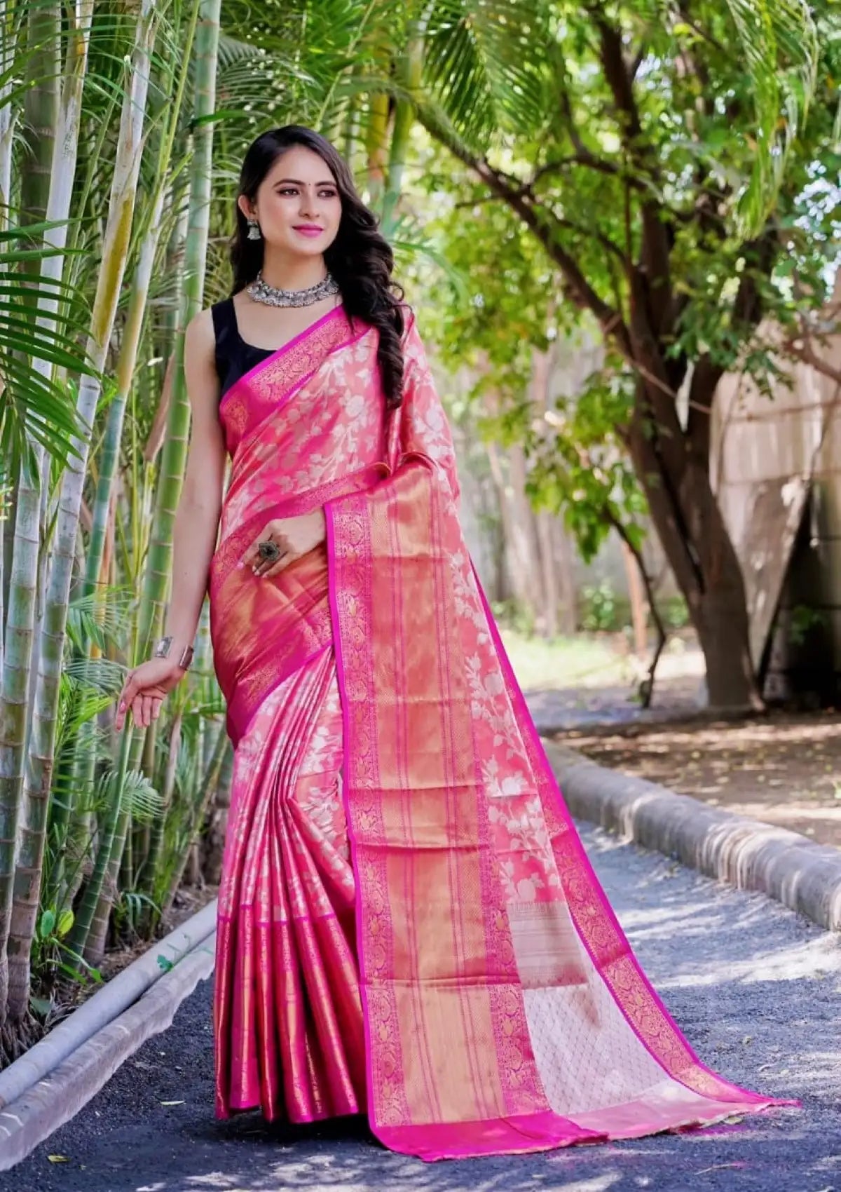 Pure Soft Organic Silk Bridal Saree