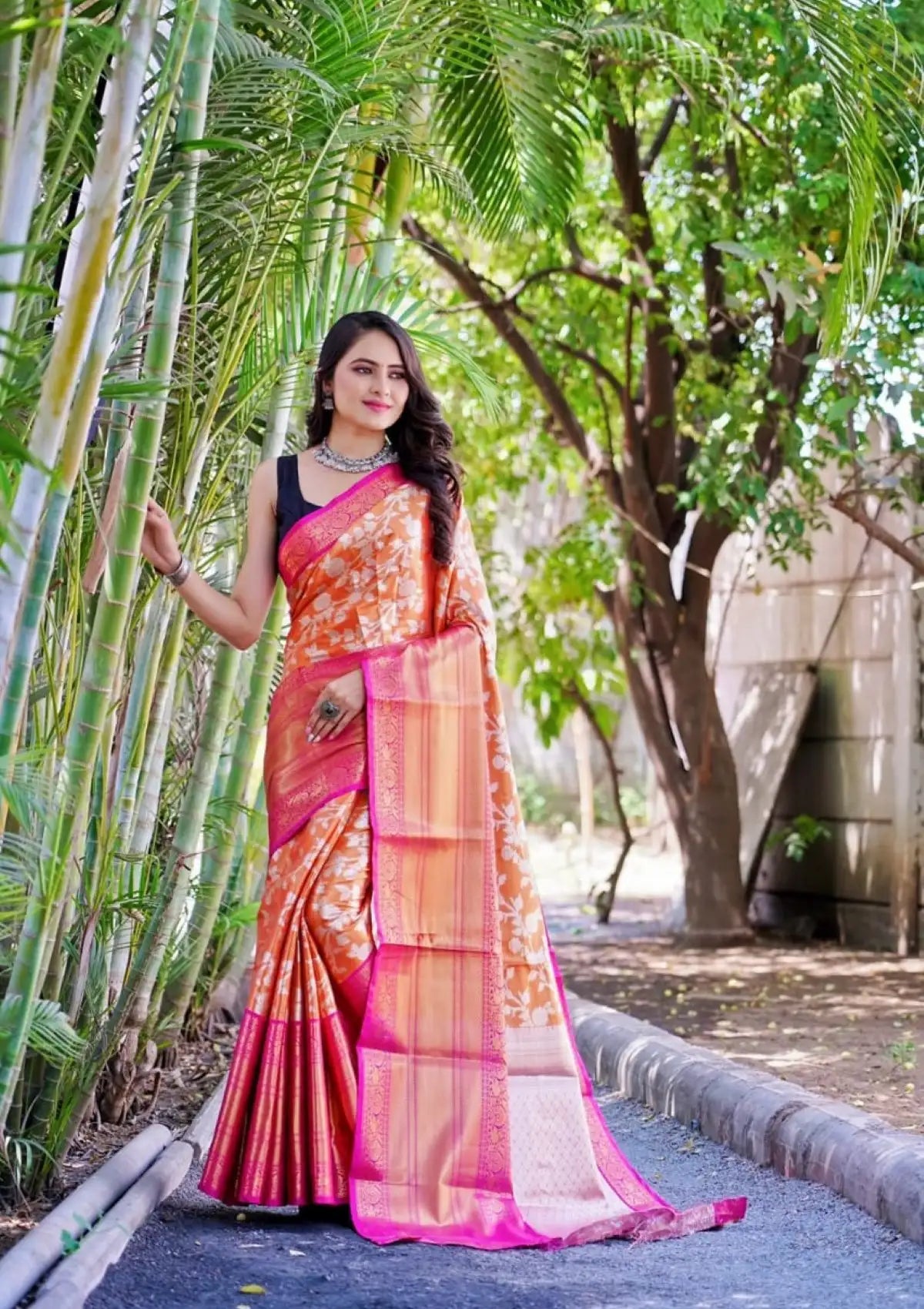 Pure Soft Organic Silk Bridal Saree