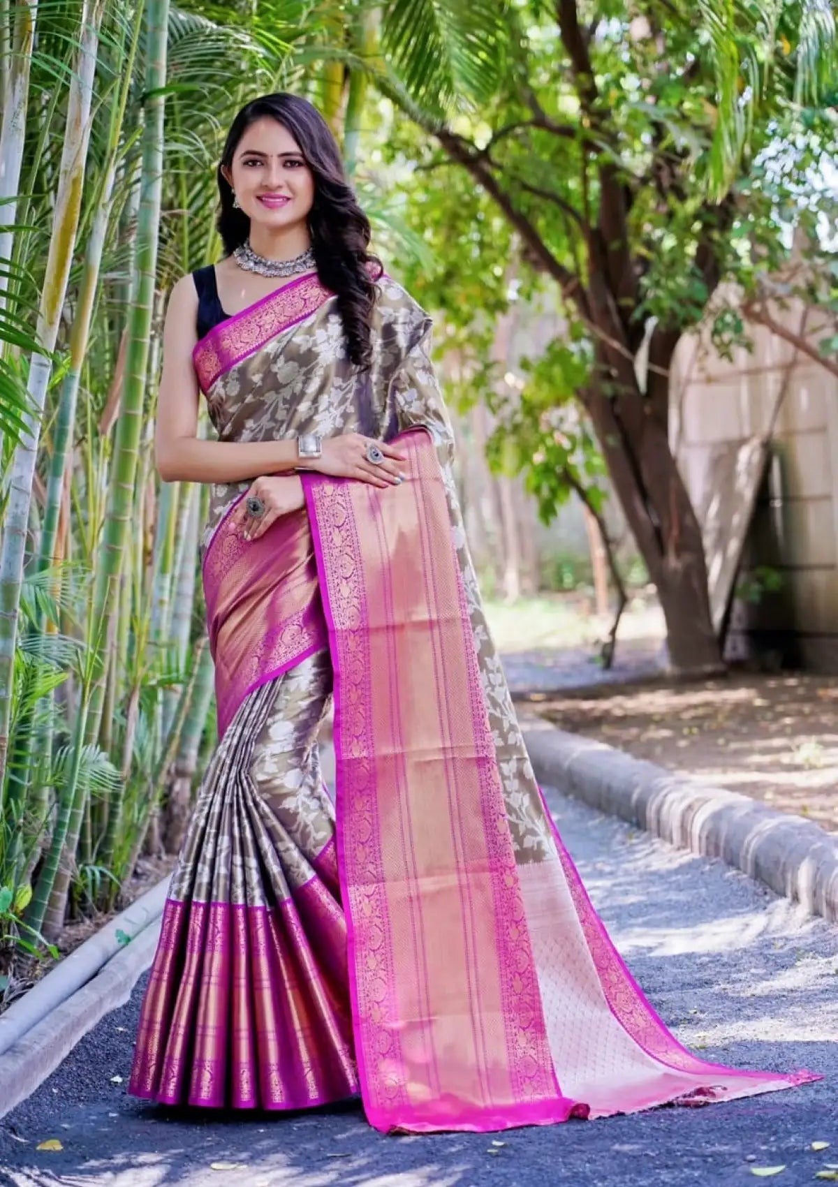 Pure Soft Organic Silk Bridal Saree