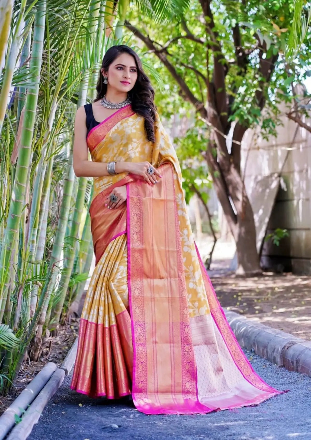 Pure Soft Organic Silk Bridal Saree