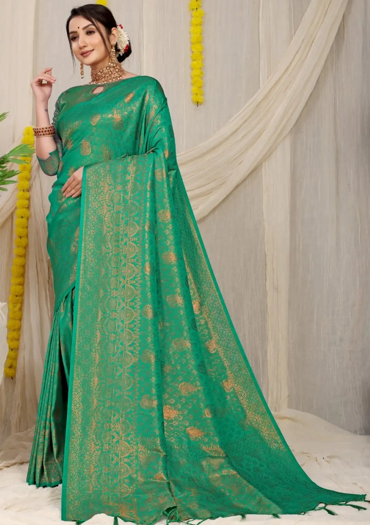 Bridal Kanchipuram silk sarees | Kalavati