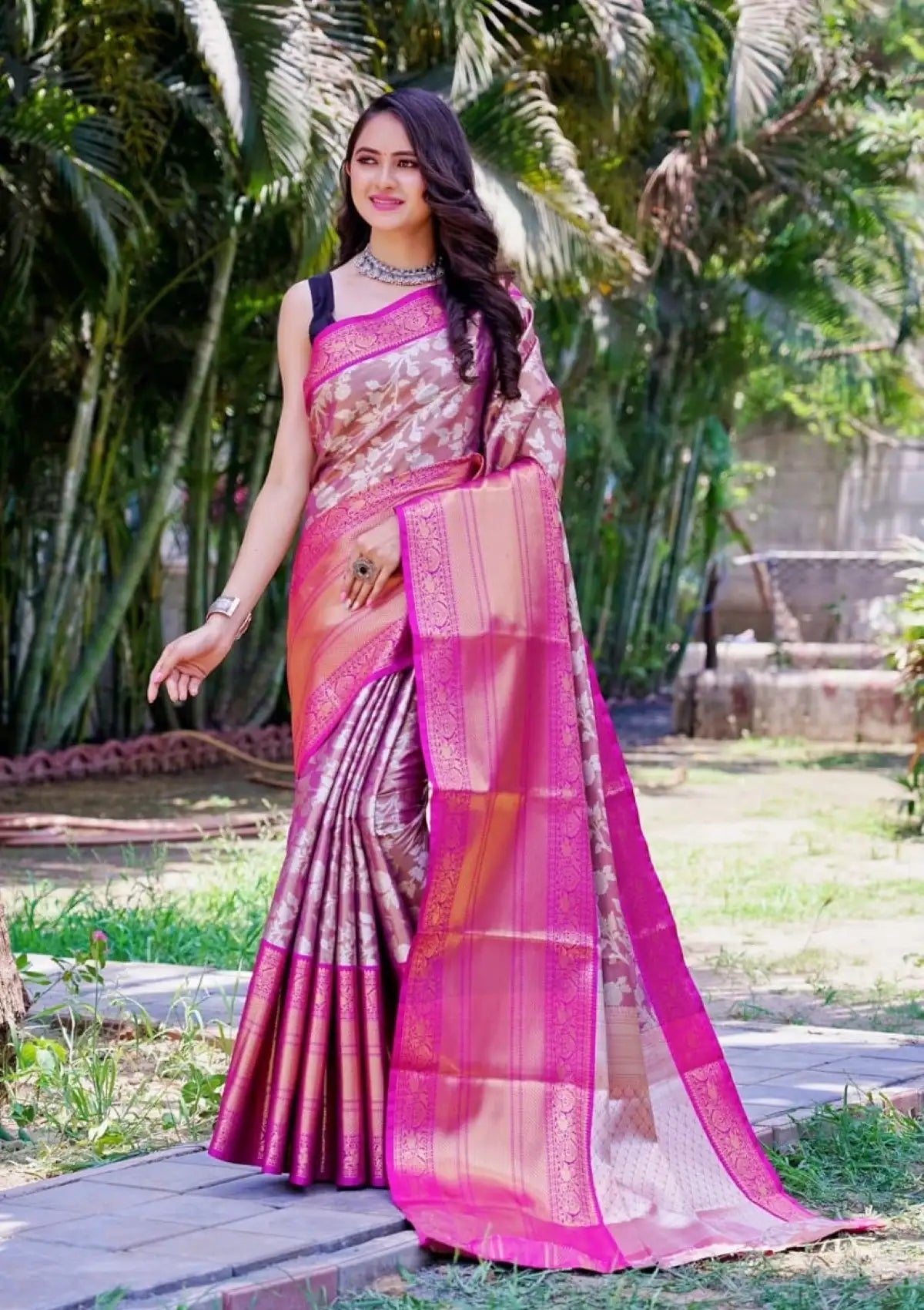 Pure Soft Organic Silk Bridal Saree